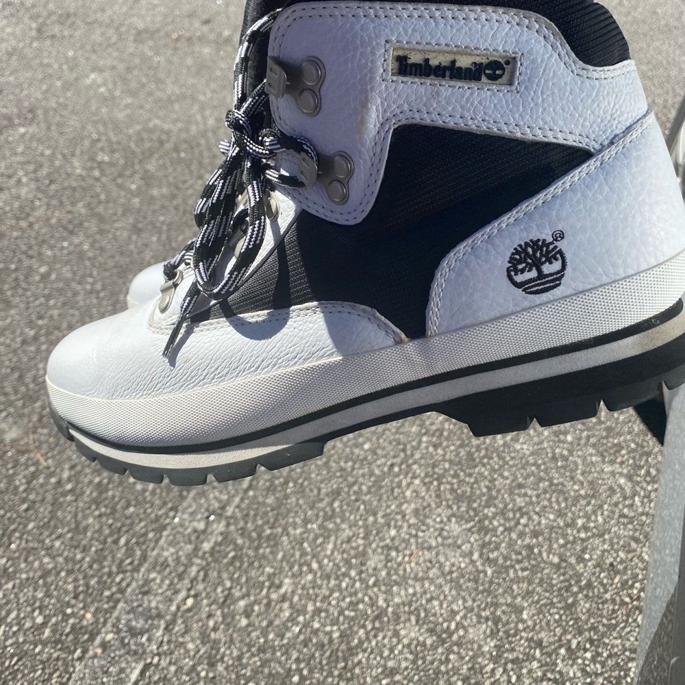 Mens White Timberlands